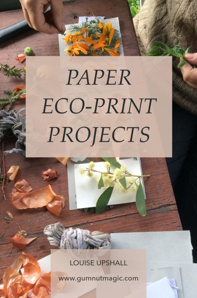 Paper Eco-Print Projects – Gumnut Magic